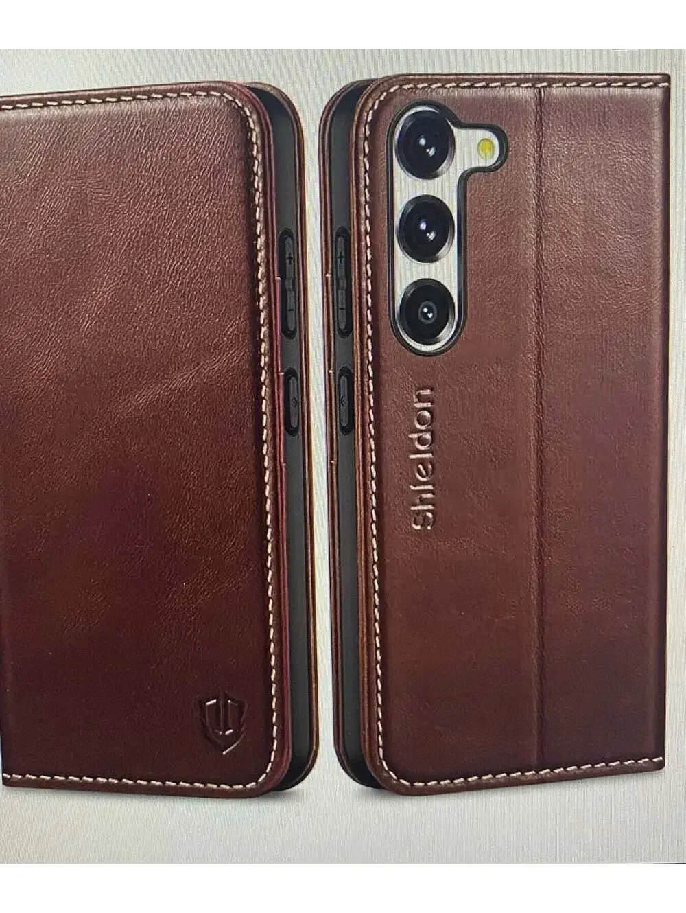 Shieldon Case for Galaxy S23 5G Retro Coffee